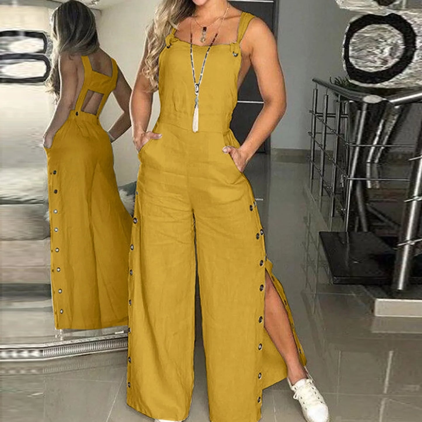 Women's Sleeveless Jumpsuit