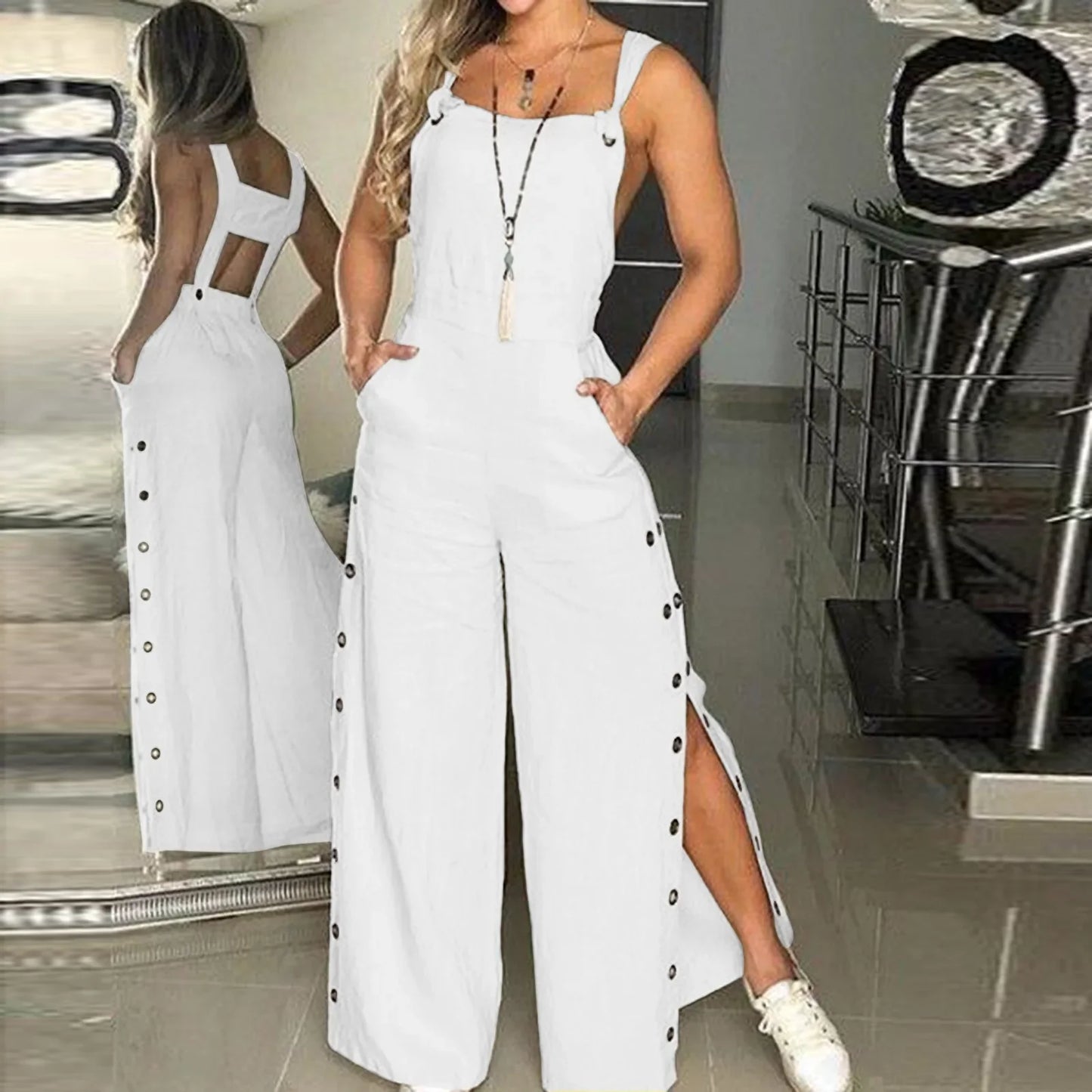 Women's Sleeveless Jumpsuit
