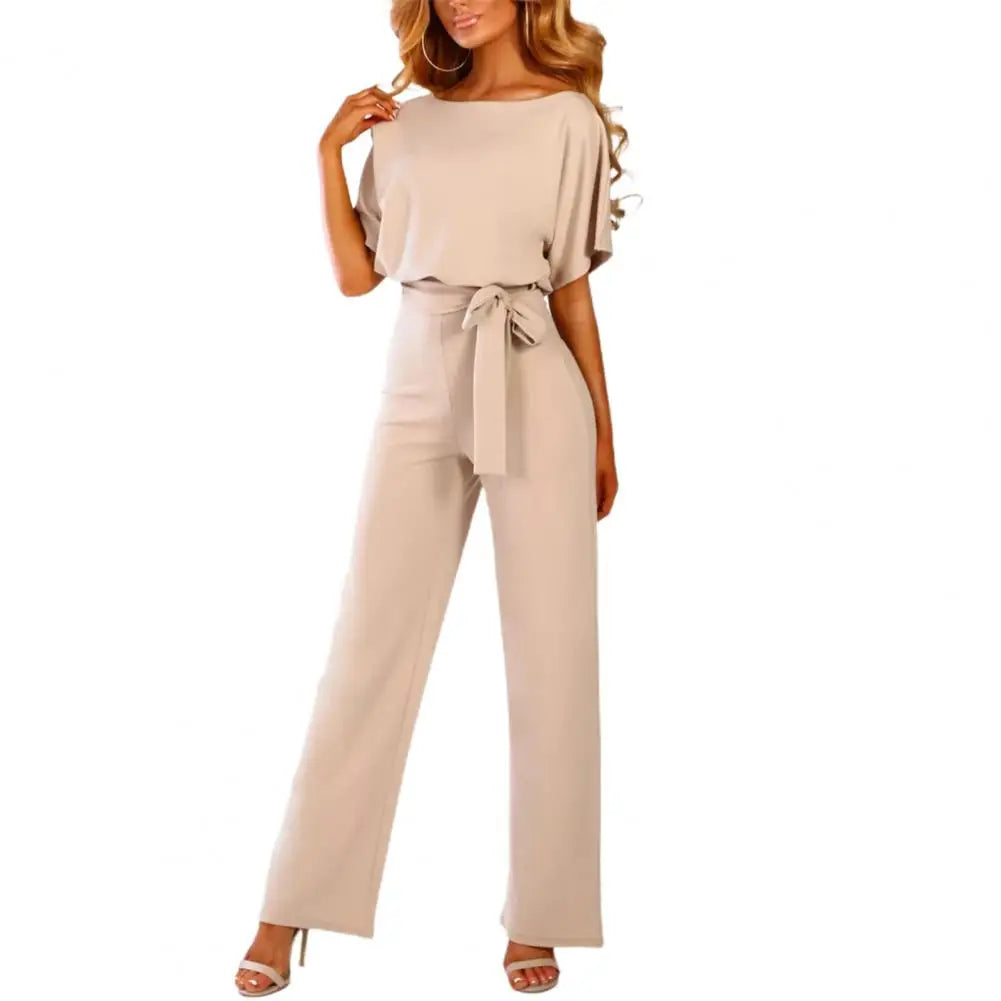 Ladies Jumpsuit Elegant Ladies Tight Waist Slim Jumpsuit Elegant Romper