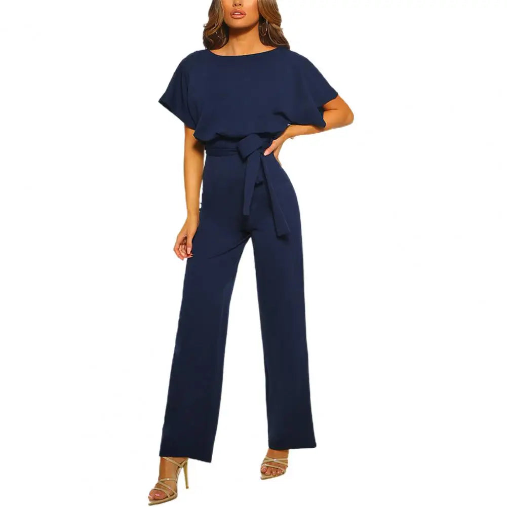 Ladies Jumpsuit Elegant Ladies Tight Waist Slim Jumpsuit Elegant Romper