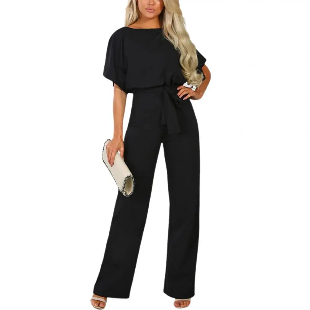 Ladies Jumpsuit Elegant Ladies Tight Waist Slim Jumpsuit Elegant Romper