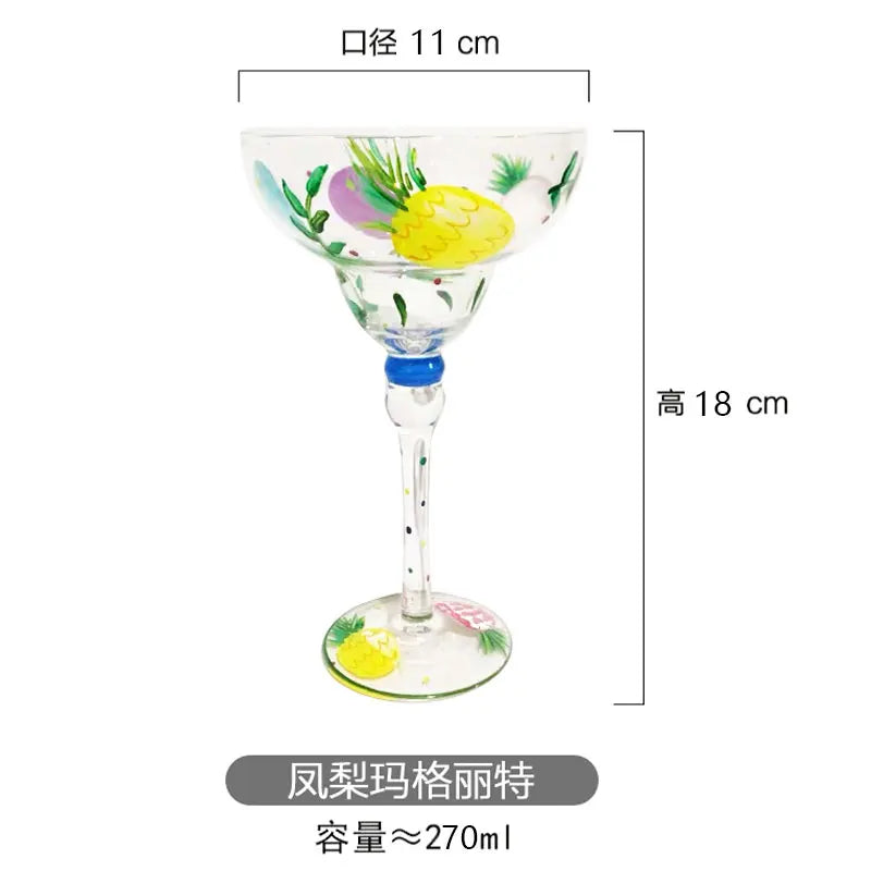 Handmade Colorful Cocktail Cup,