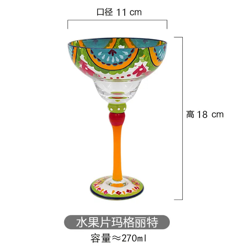 Handmade Colorful Cocktail Cup,