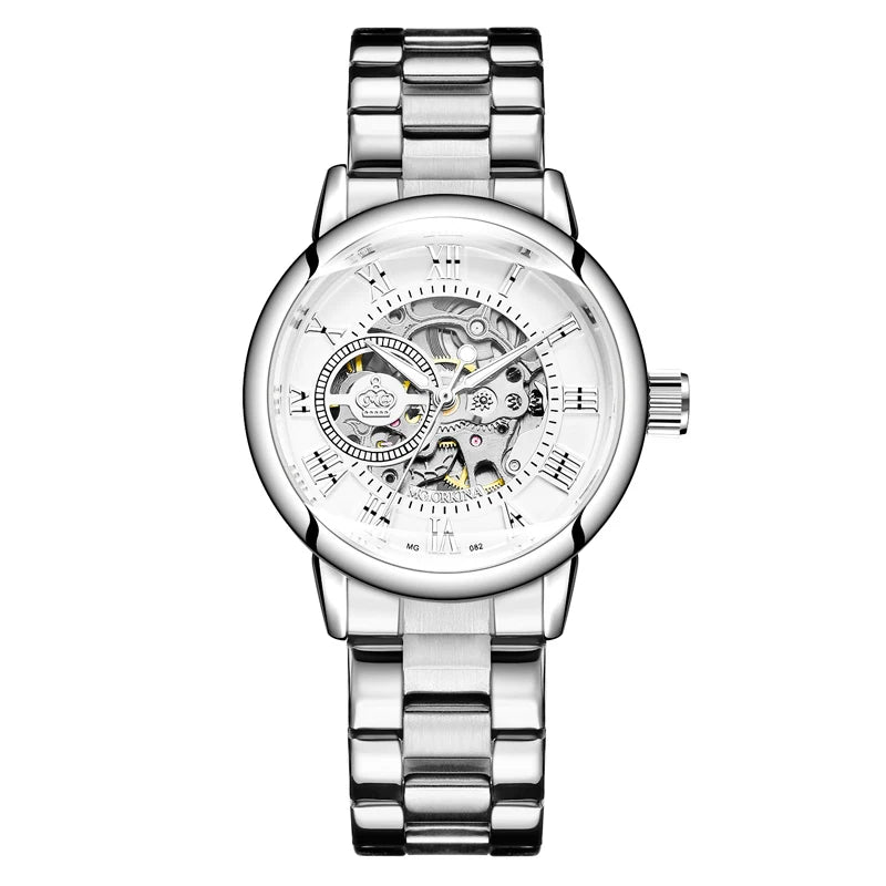 Luxury Brand Skeleton Women Mechanical Watch