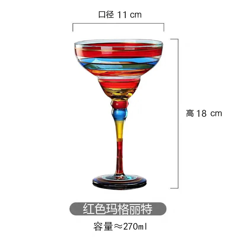 Handmade Colorful Cocktail Cup,