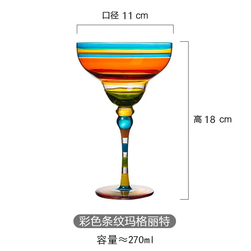 Handmade Colorful Cocktail Cup,