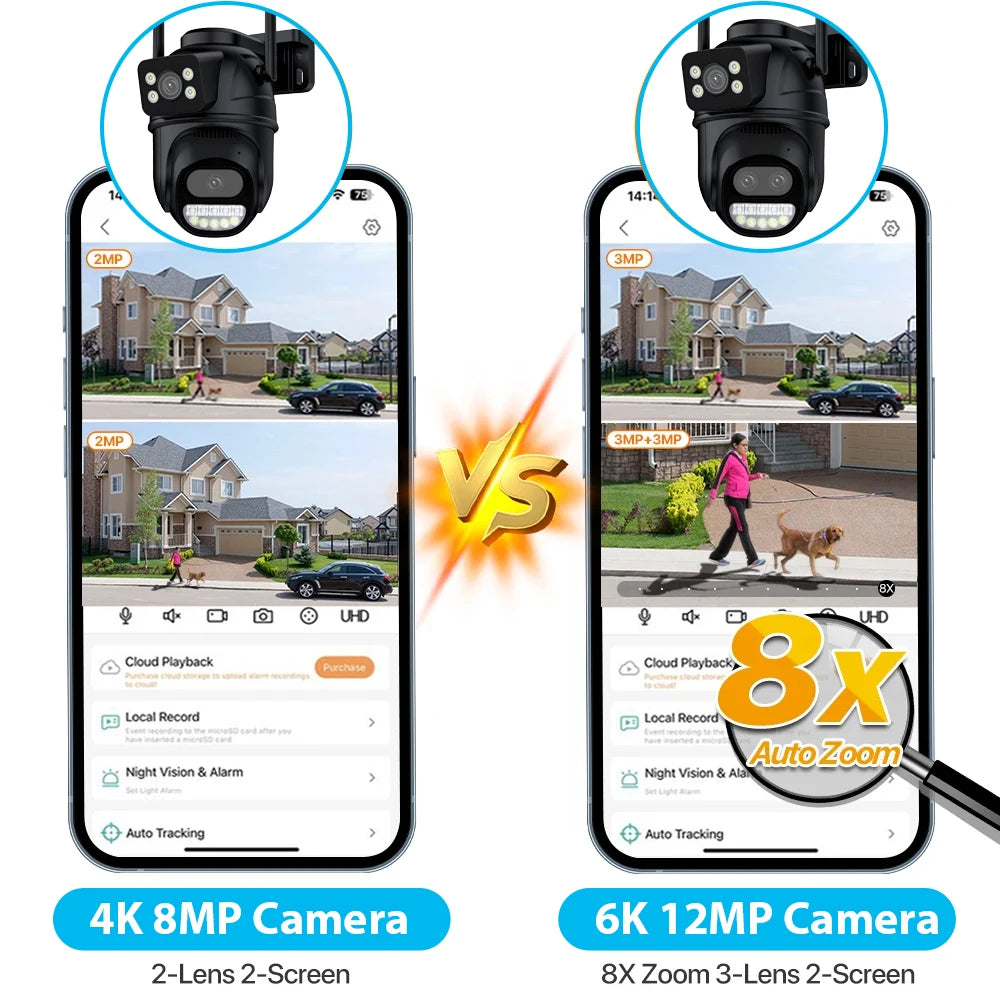 6K 12MP Outdoor Wi-fi Camera