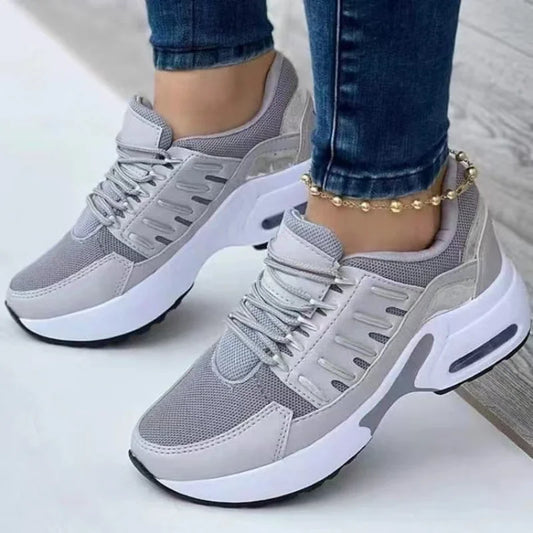 Woman Vulcanize Platform Casual Sneakers