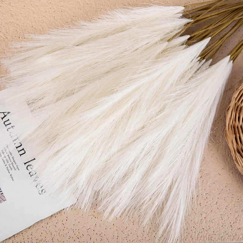 55CM 5PCS Fluffy Pampas Grass Boho Decor Flower