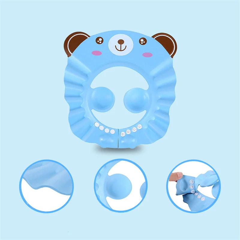 Baby Shower Soft Cap Adjustable - Ear Protection