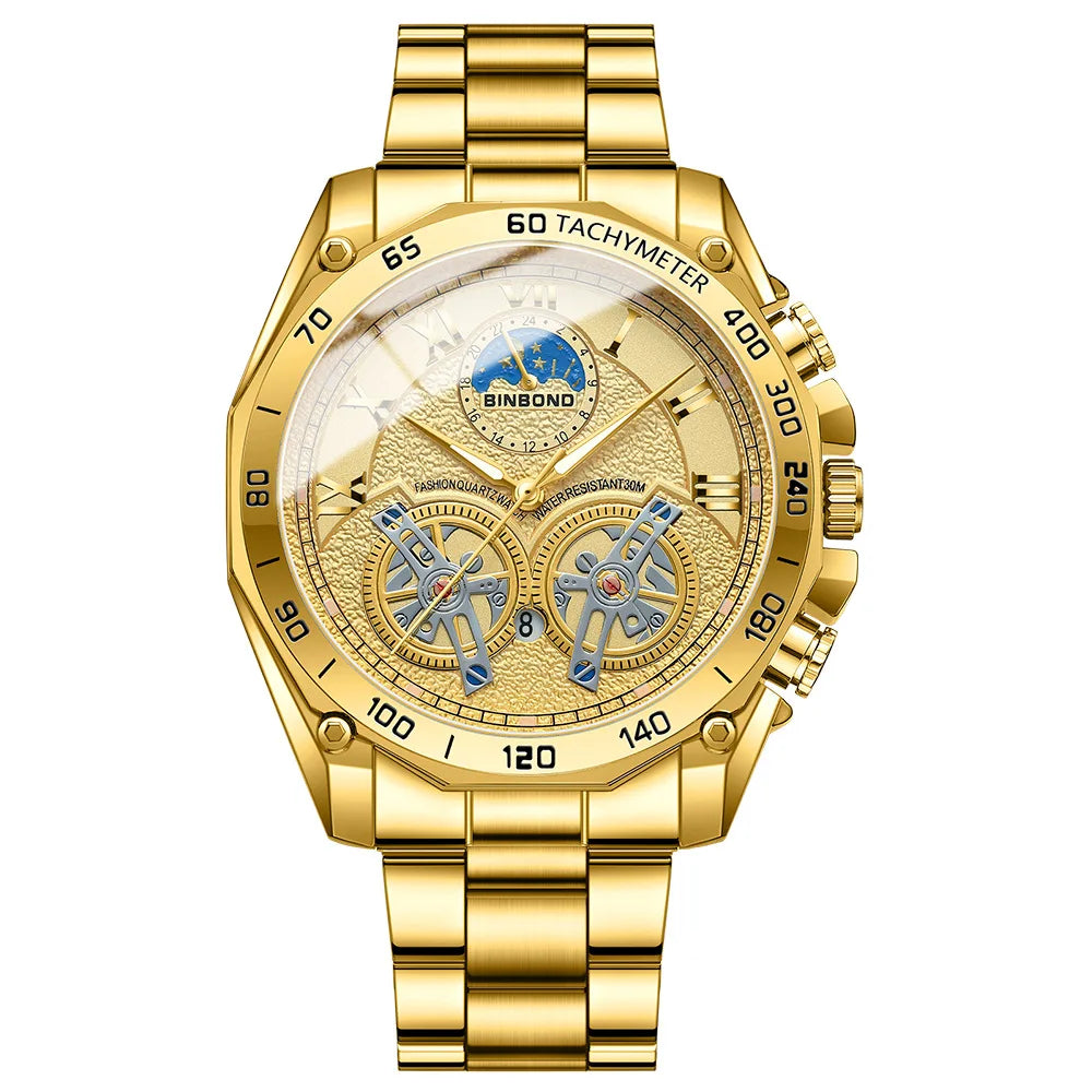 Luxury Men Quartz Waterproof Watches