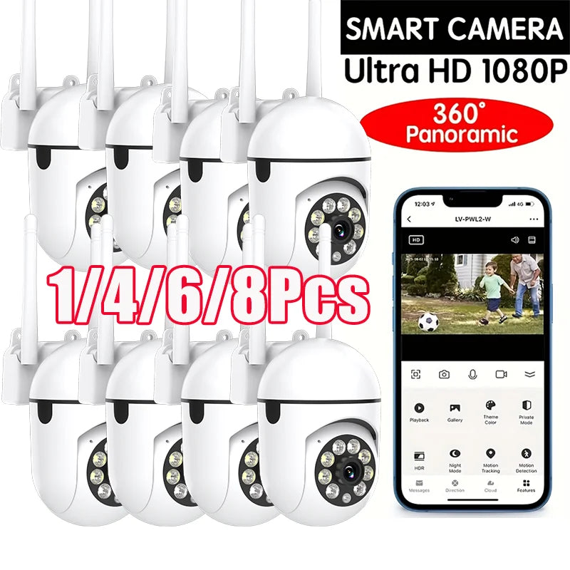 4PC Wireless Wi-Fi Security Camera