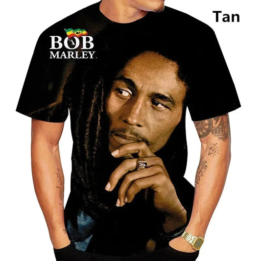 Fashion Trends T-Shirt- Bob Marley