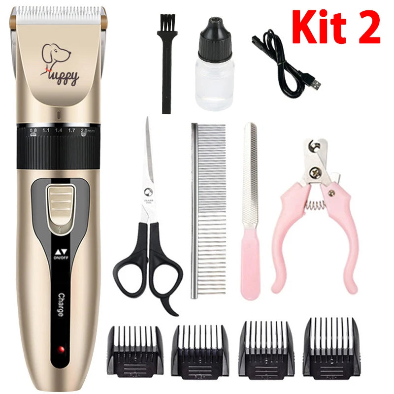 Electric Pet Clipper Grooming Kit For Dogs