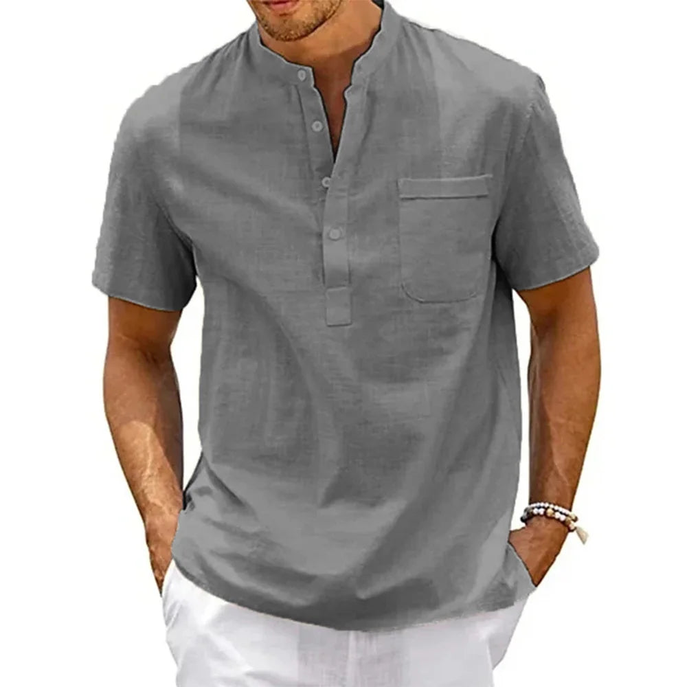 Cotton Linen Shirt for Men