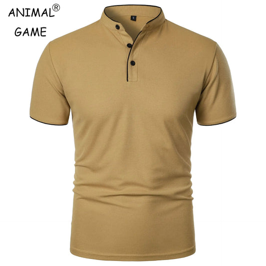 Summer Men's Short Sleeve Collar T-shirts