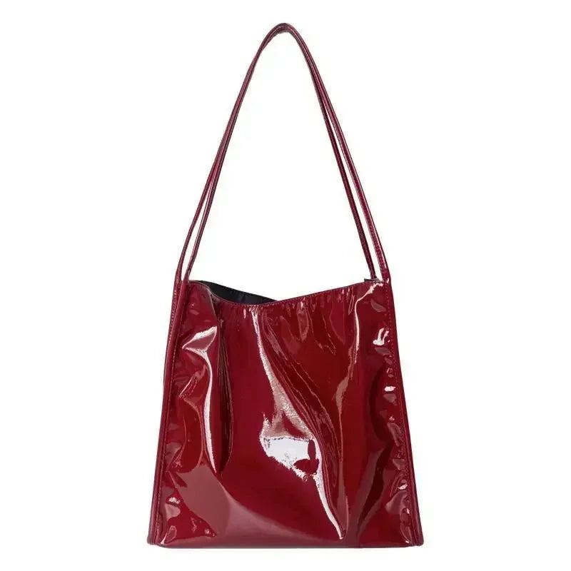 Fashion Patent Leather Women Shoulder Bag