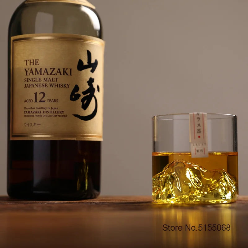 Japan 3D Mountain Whiskey Glass