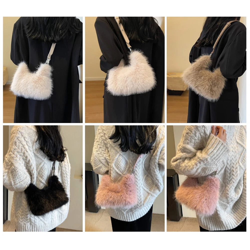 Plush Shoulder Bag