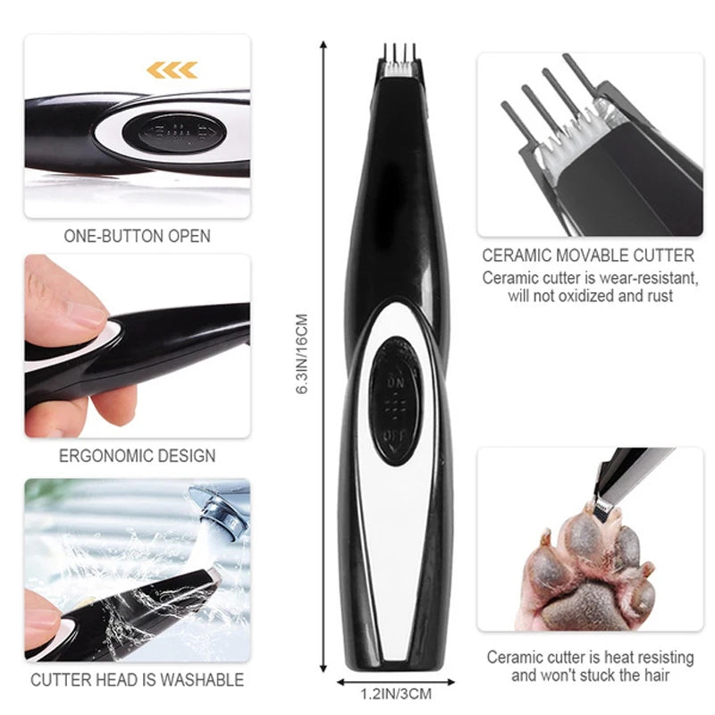 Electric Pet Clipper Grooming Kit For Dogs