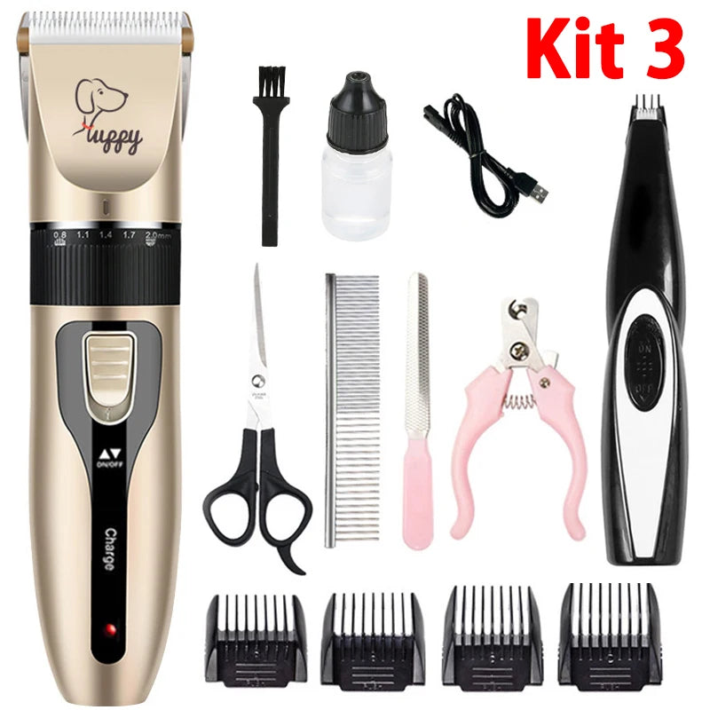 Electric Pet Clipper Grooming Kit For Dogs