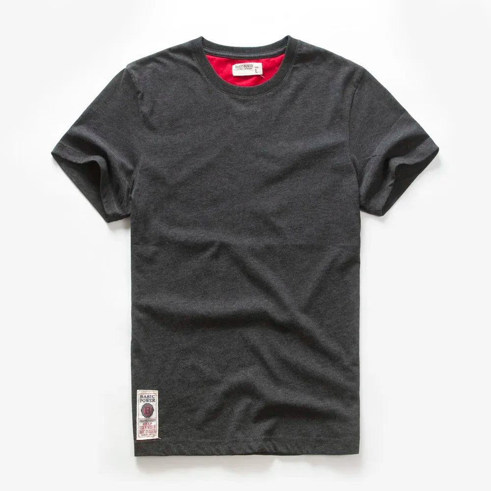 Men's Solid T-shirt Cotton t shirt