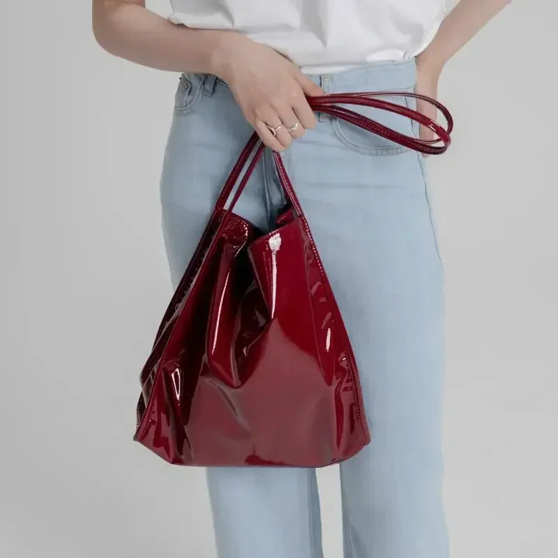 Fashion Patent Leather Women Shoulder Bag