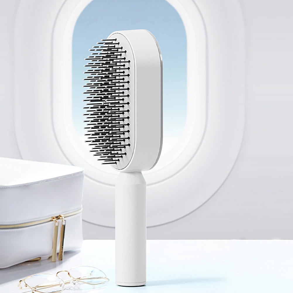 Self Cleaning Hair Brush For Women