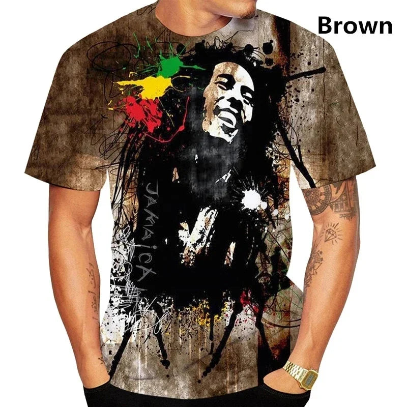 Fashion Trends T-Shirt- Bob Marley