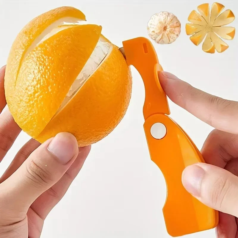 1/2pc Orange/lemon/grapefruit Plastic Plastic Peeler