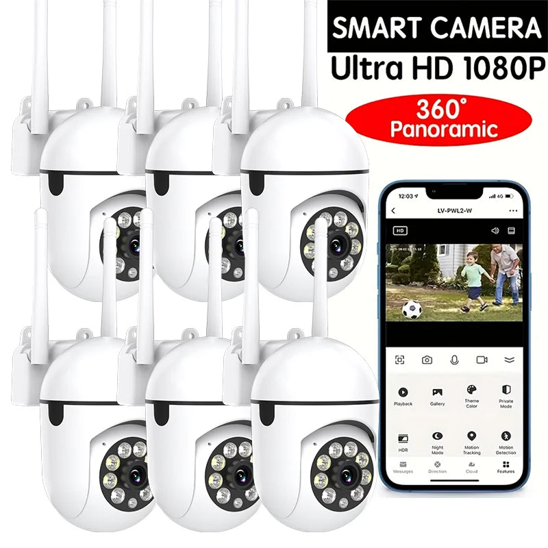 4PC Wireless Wi-Fi Security Camera