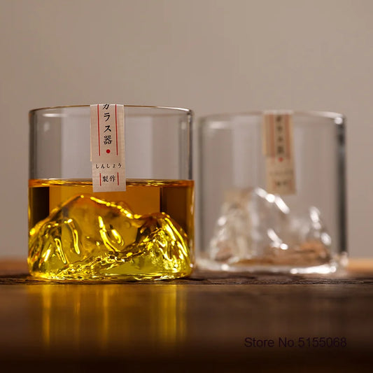 Japan 3D Mountain Whiskey Glass