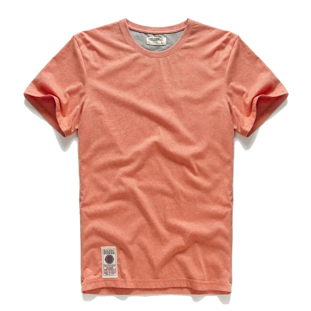 Men's Solid T-shirt Cotton t shirt