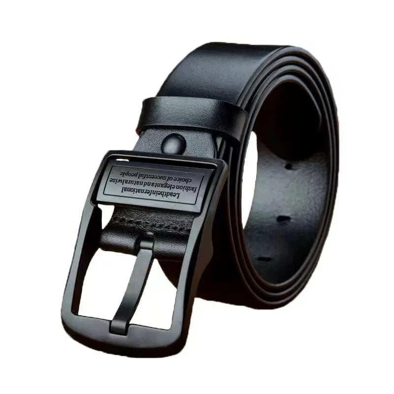 New Leather Cowhide Men's Belt