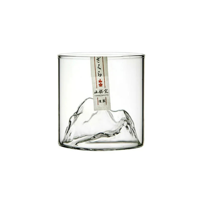 Japan 3D Mountain Whiskey Glass