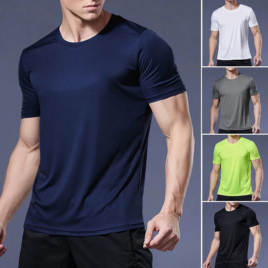 High quality men breathable fast drying running sports