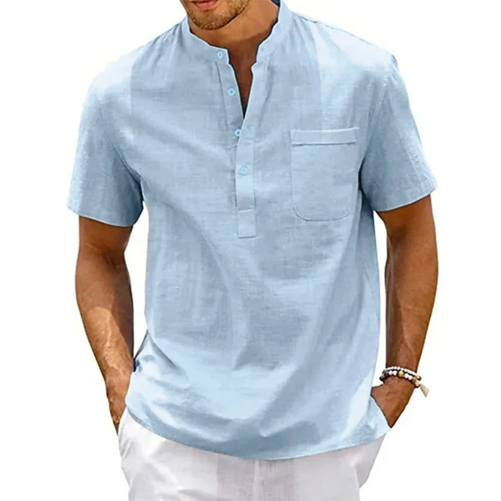 Cotton Linen Shirt for Men