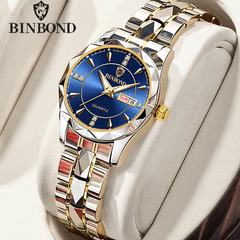 Luxury Brand Quartz Womens Watches 30M Waterproof