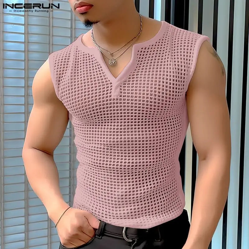 Men's Mesh Tank Tops