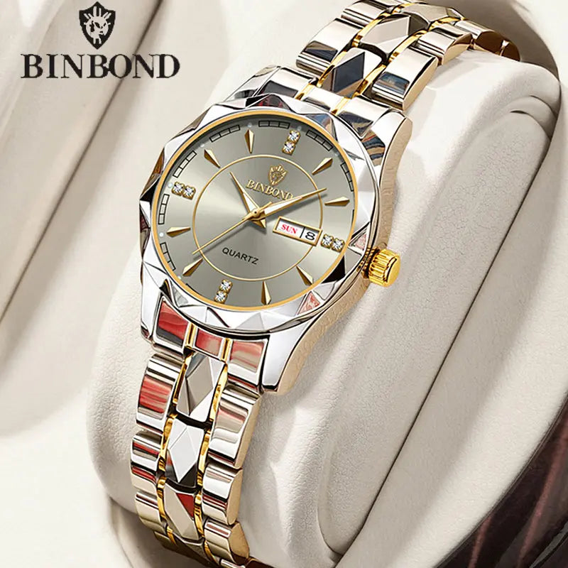 Luxury Brand Quartz Womens Watches 30M Waterproof