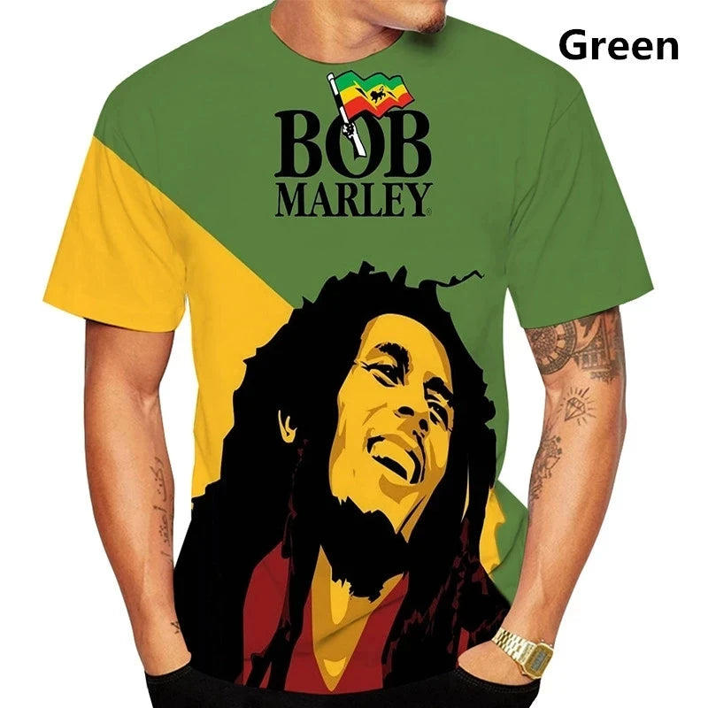 Fashion Trends T-Shirt- Bob Marley