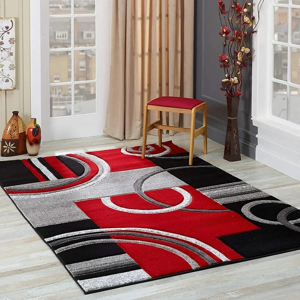 Geometric Circle Carpet for Living Room