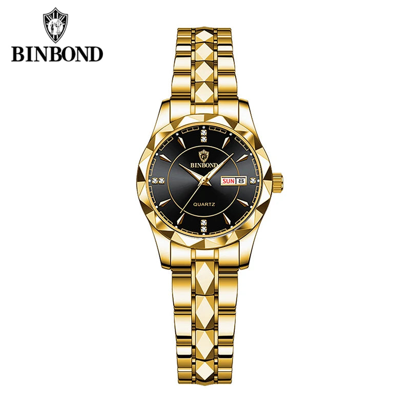 Luxury Brand Quartz Womens Watches 30M Waterproof