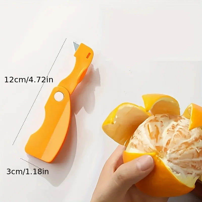 1/2pc Orange/lemon/grapefruit Plastic Plastic Peeler