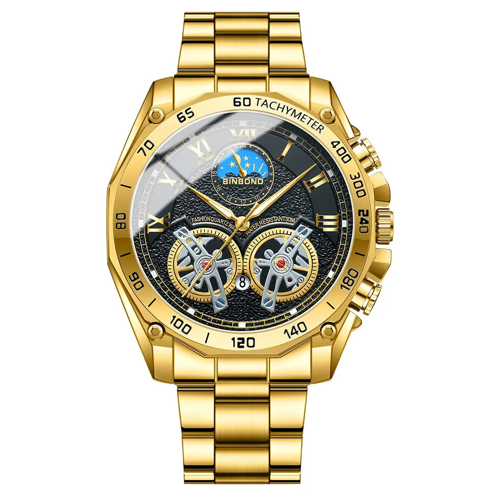 Luxury Men Quartz Waterproof Watches
