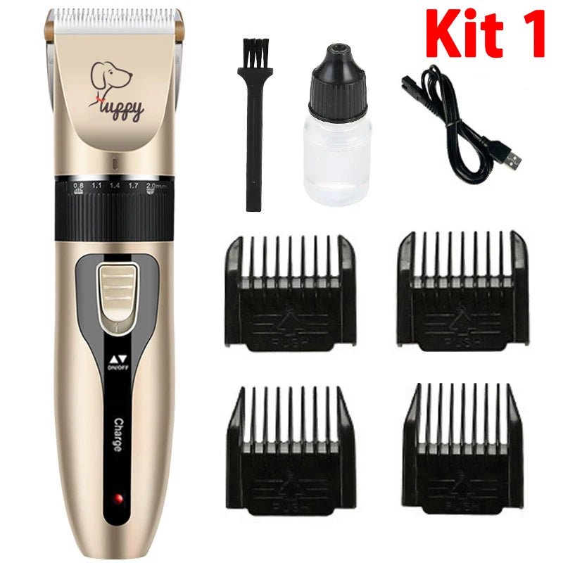 Electric Pet Clipper Grooming Kit For Dogs