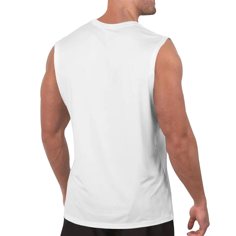 Summer men's vest suitable for fitness and sports