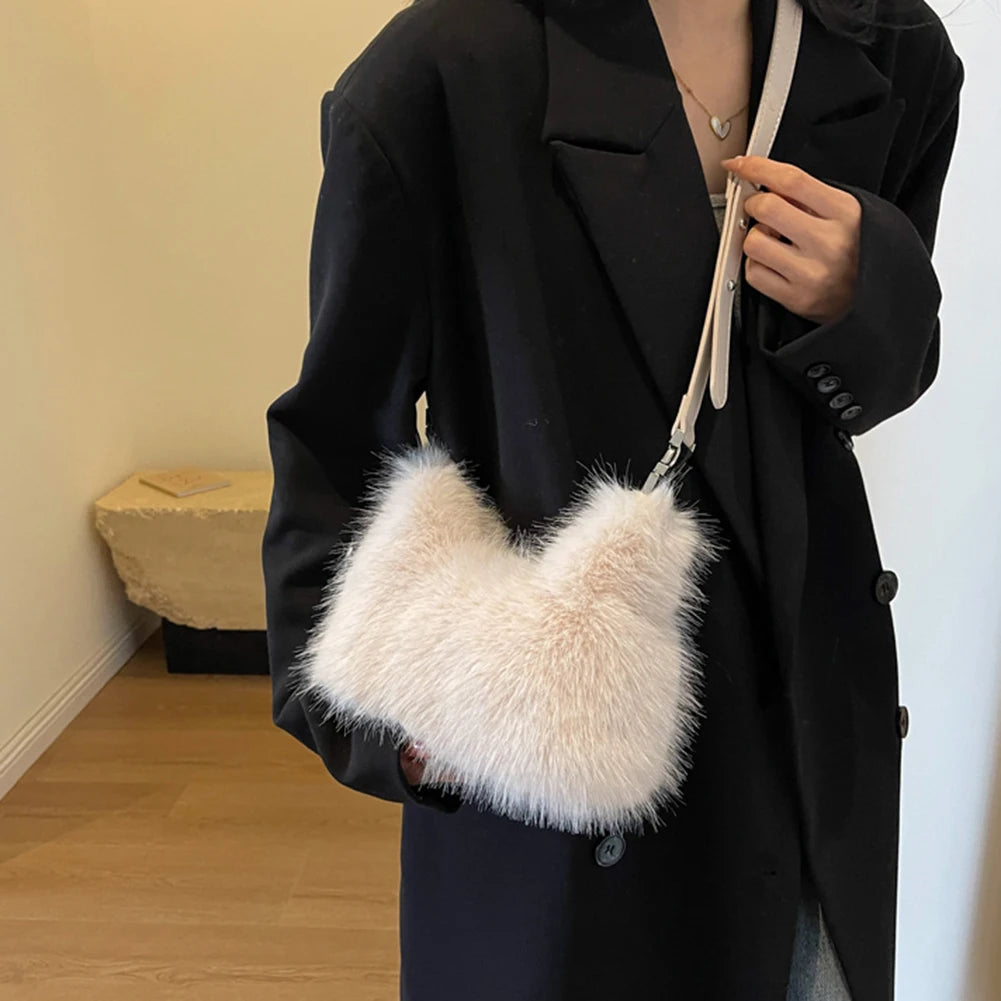 Plush Shoulder Bag