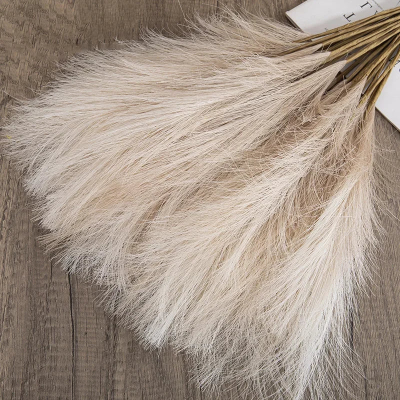 55CM 5PCS Fluffy Pampas Grass Boho Decor Flower