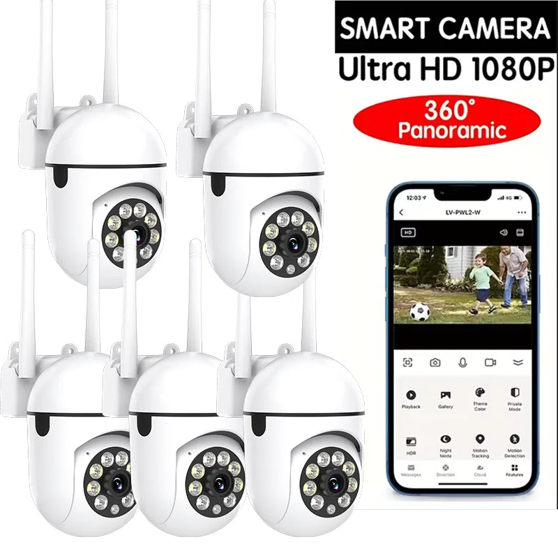 4PC Wireless Wi-Fi Security Camera